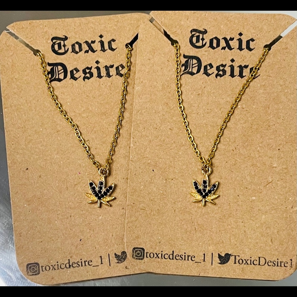 Weed Leaf Necklaces